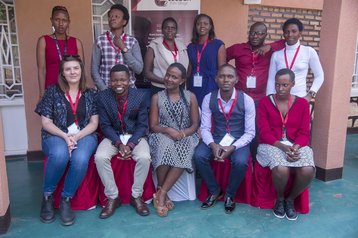 An event Emmanuel organized, building community around storytelling