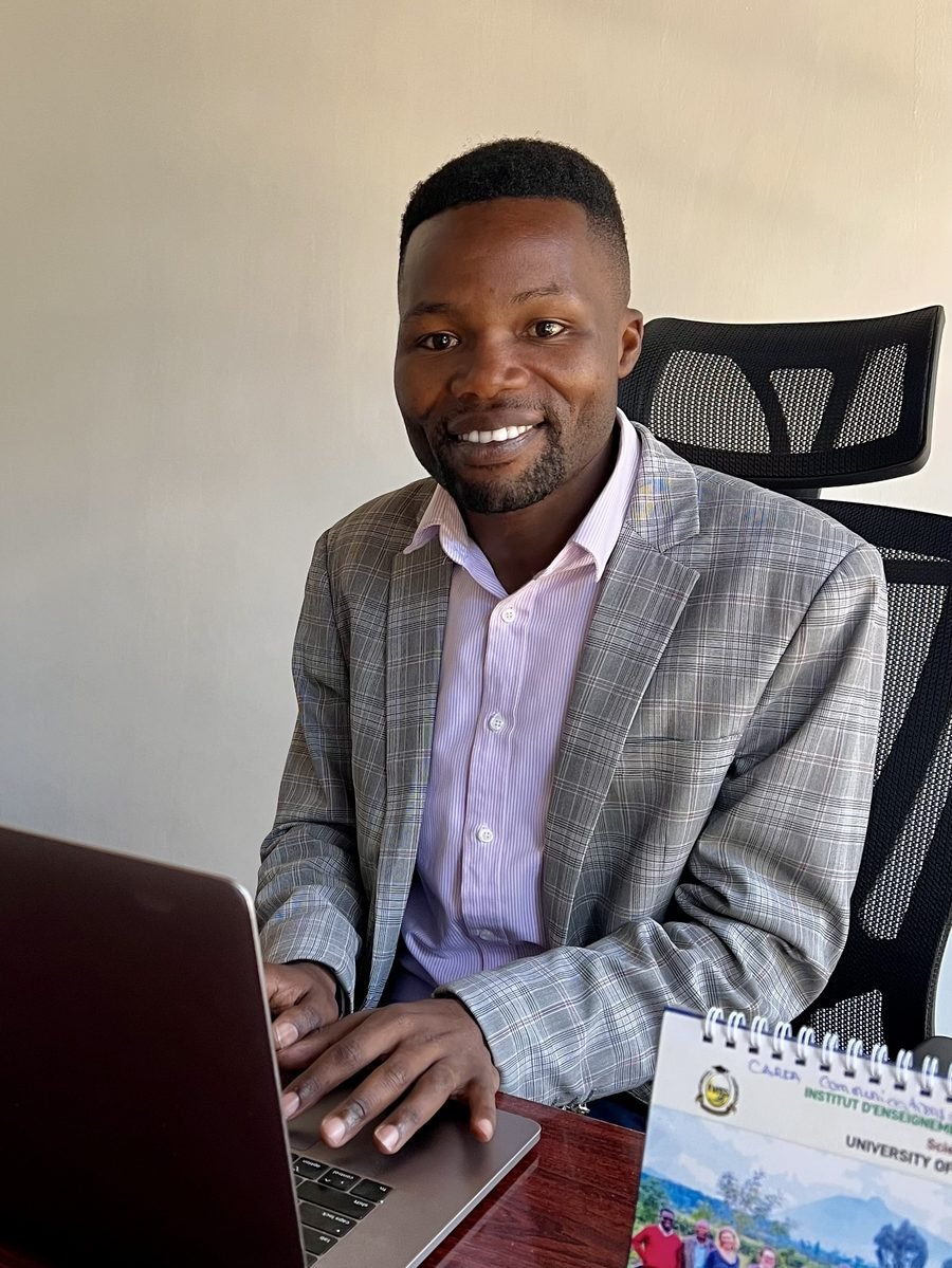 Emmanuel, at work